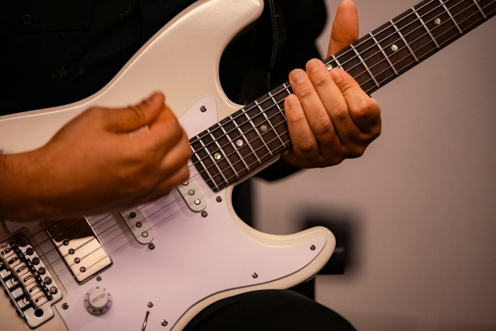 aprendendo a tocar guitarra